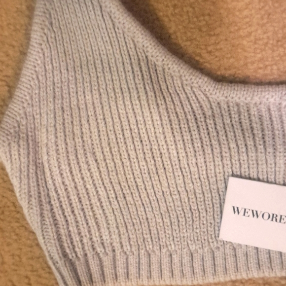 WEWOREWHAT SWEATER TANK TOP XL - Picture 3 of 10